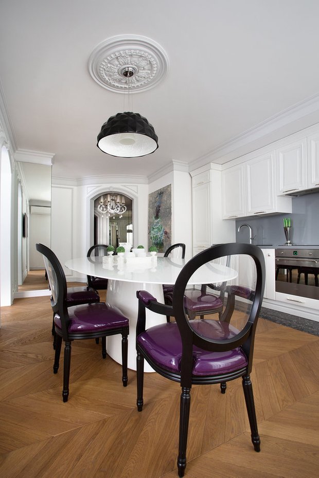 Фотография: Кухня и столовая в стиле Классический, Современный, Эклектика, Квартира, Украина, Проект недели, Фьюжн, Киев, Лидия Пфайфер, Ольга Фрадина – фото на INMYROOM