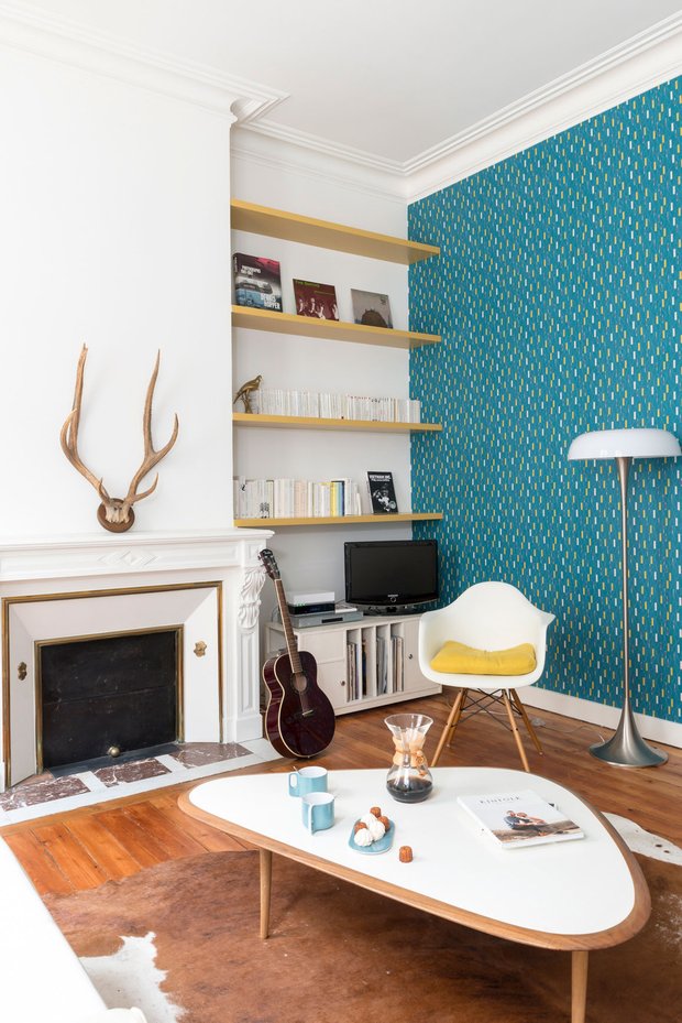 Фотография: Гостиная в стиле Скандинавский, Дом, Франция, Дом и дача – фото на INMYROOM