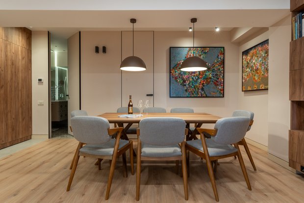 Фото: в стиле, Модерн, Квартира, Практичный ремонт, 4 и более, Более 90 метров, Индивидуальный проект, Баку, Азербайджан – фото на INMYROOM