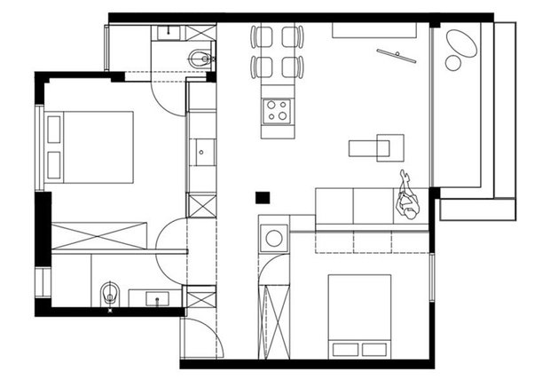 Фотография: Планировки в стиле , Декор интерьера, Квартира, Белый – фото на INMYROOM