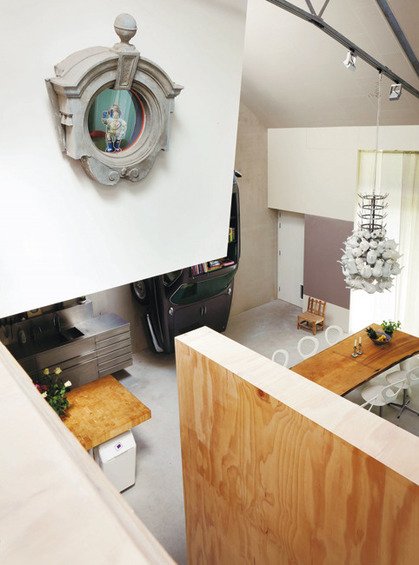 Фотография: Кухня и столовая в стиле Лофт, Дом, Дома и квартиры – фото на INMYROOM