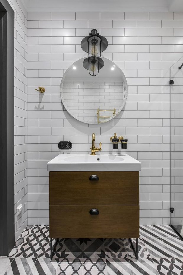 Фотография: Ванная в стиле Современный, Кухня и столовая, Гостиная, Гардеробная, Декор и DIY, Малогабаритная квартира, Вильнюс – фото на INMYROOM