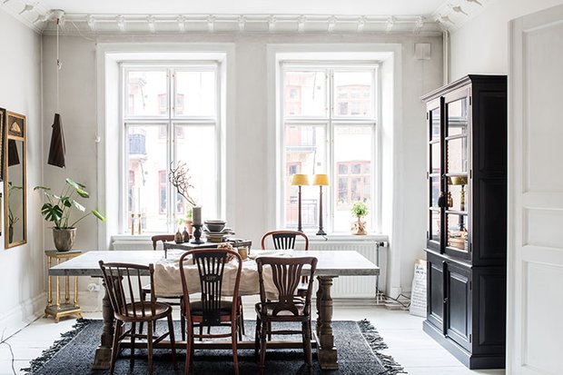 Фотография: Кухня и столовая в стиле Скандинавский, Декор интерьера, Квартира, Швеция, 3 комнаты – фото на INMYROOM