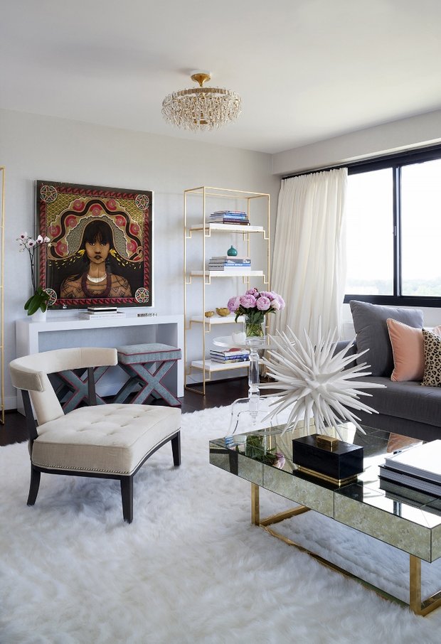 Фотография: Гостиная в стиле Эклектика, Декор интерьера, Квартира, США – фото на INMYROOM