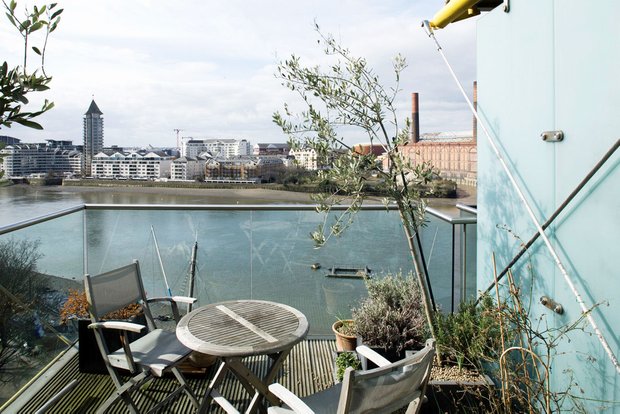 Фотография: Балкон, Терраса в стиле Современный, Квартира, Дома и квартиры, Лондон, Панорамные окна – фото на INMYROOM