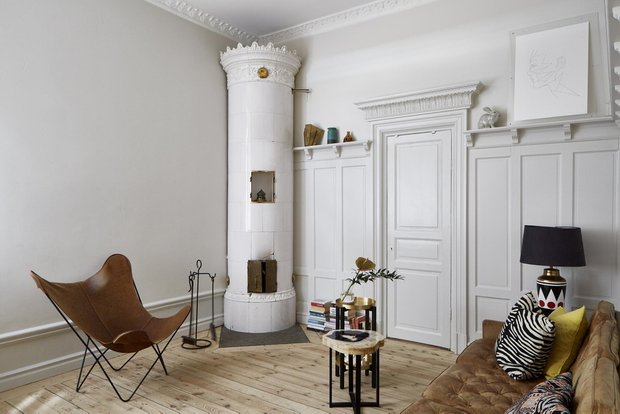 Фотография: Кухня и столовая в стиле Эклектика, Скандинавский, Декор интерьера, Малогабаритная квартира, Квартира, Студия, Швеция, Стокгольм – фото на INMYROOM