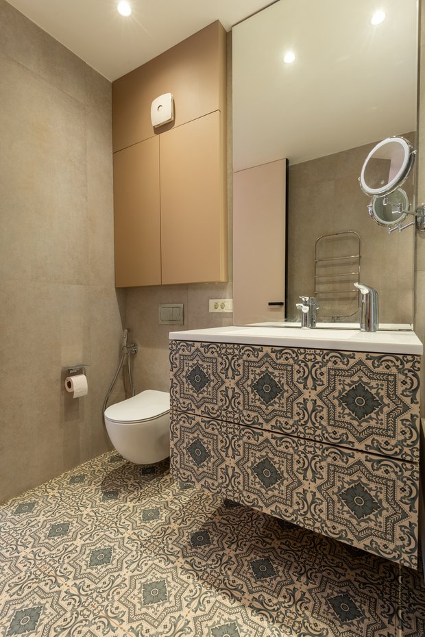 Фото: в стиле, Модерн, Квартира, Практичный ремонт, 4 и более, Более 90 метров, Индивидуальный проект, Баку, Азербайджан – фото на INMYROOM