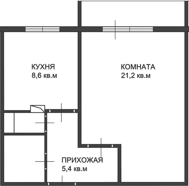 Фотография: Планировки в стиле , Малогабаритная квартира, Советы, Перепланировка, перепланировка однушки в санкт-петербурге, как зонировать однушку, Диана Мальцева, перепланировка однушки, дом серии П46, планировка однокомнатной квартиры в доме серии П46, как обустроить в однушке спальню и детскую, П-46 – фото на INMYROOM