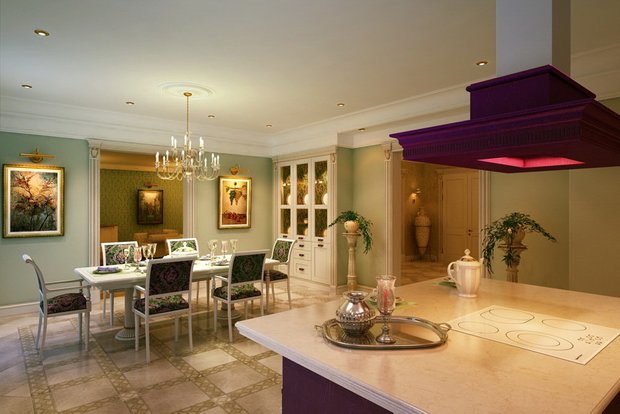 Фотография: Кухня и столовая в стиле Классический, Гостиная, Советы – фото на INMYROOM