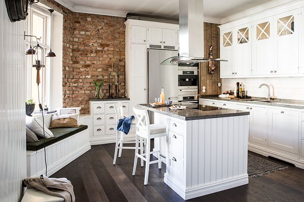 Фотография: Кухня и столовая в стиле Скандинавский, Декор интерьера, Квартира, Швеция, 3 комнаты – фото на INMYROOM