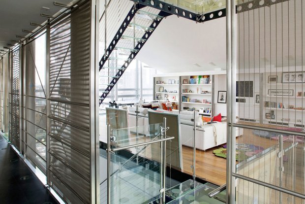 Фотография: Гостиная в стиле Современный, Квартира, Дома и квартиры, Лондон, Панорамные окна – фото на INMYROOM