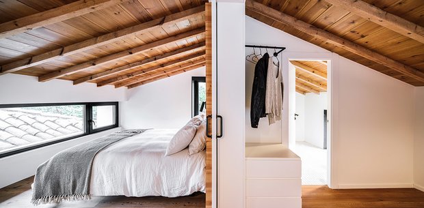 Фотография: Спальня в стиле Скандинавский, Эко, Дом и дача – фото на INMYROOM