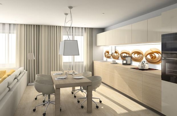 Фотография: Кабинет в стиле Скандинавский, Кухня и столовая, Декор интерьера, Квартира, Дом, Декор, Мебель и свет, Советы, Бежевый – фото на INMYROOM