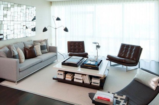 Фотография: Гостиная в стиле Современный, Декор интерьера, Аксессуары, Декор, Декор дома, Цветы, Журнальный столик – фото на INMYROOM