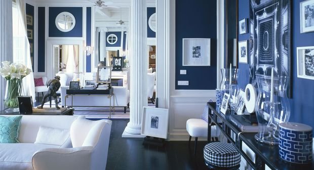 Фотография: Гостиная в стиле Прованс и Кантри, Декор интерьера, Квартира, Дом, Декор, Синий – фото на INMYROOM