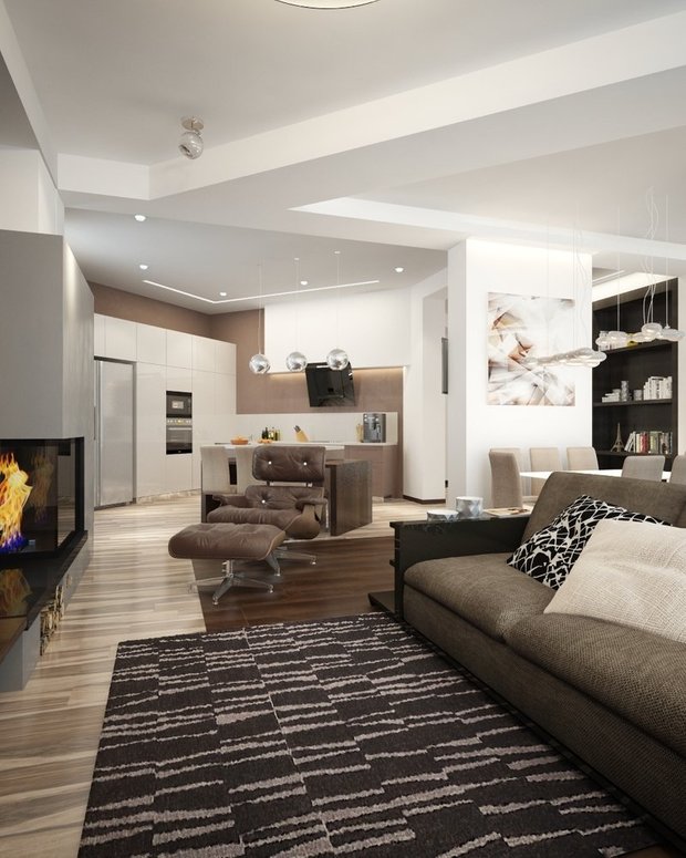 Фотография:  в стиле , Кухня и столовая, Гостиная, Советы – фото на INMYROOM