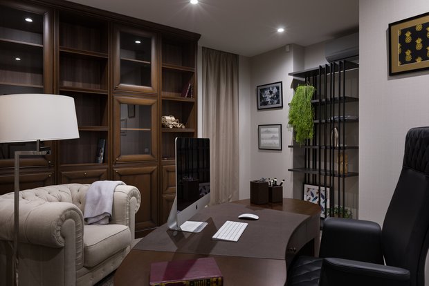 Фотография: Кабинет в стиле Современный, Квартира, Проект недели, Киев, 3 комнаты, Более 90 метров, Виктория Витковская – фото на INMYROOM