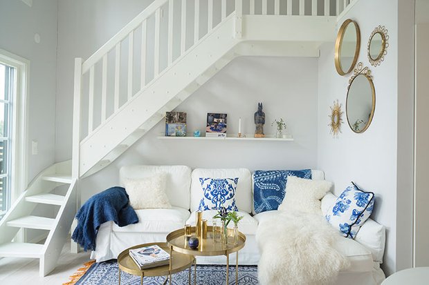 Фотография: Гостиная в стиле Скандинавский, Декор интерьера, Дом, Швеция, Дача, Дом и дача – фото на INMYROOM