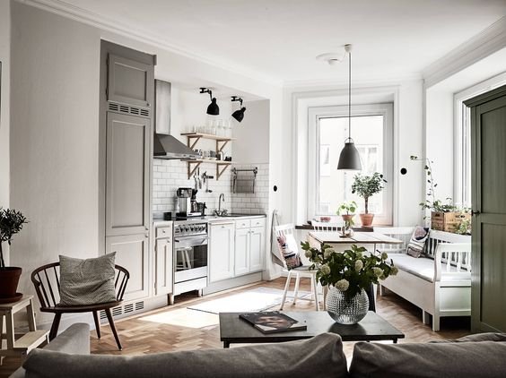 Фотография: Кухня и столовая в стиле Скандинавский, Квартира, Советы – фото на INMYROOM