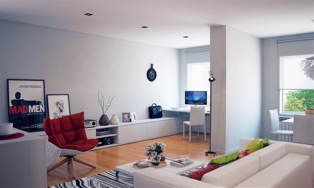 Фотография: Гостиная в стиле Минимализм, Советы, Белый, за и против – фото на INMYROOM