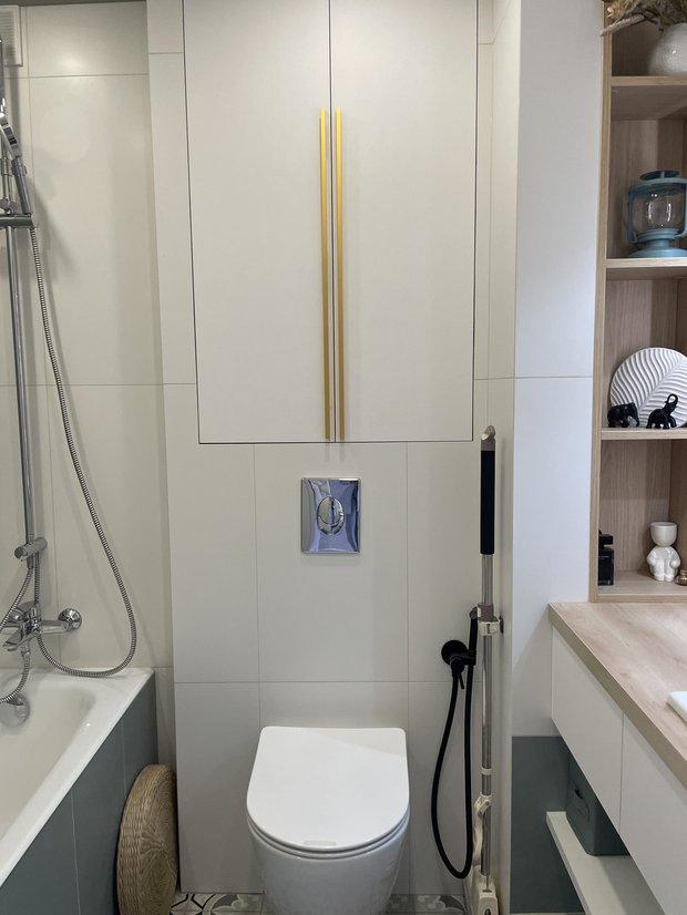 Фото: в стиле, Квартира, Проект дня, Панельный дом, 3 комнаты, 40-60 метров, 1-515/9м – фото на INMYROOM