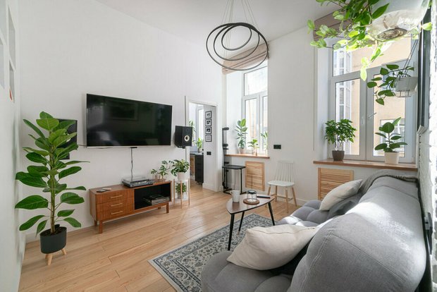 Бюджетное преображение гостиной 12 м² (фото до и после) — INMYROOM