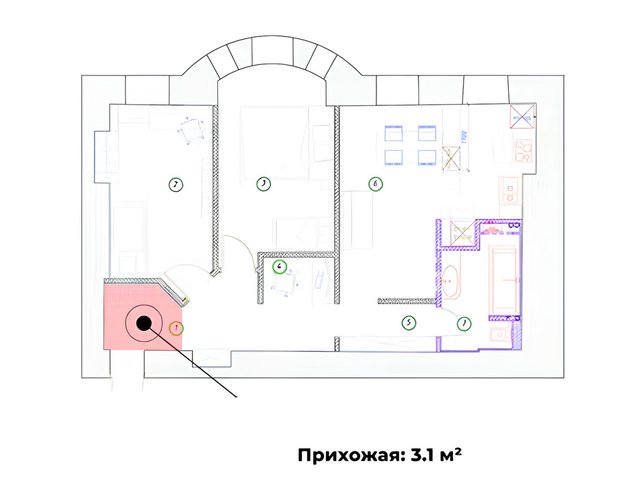 Фотография:  в стиле , Ремонт на практике, 3 комнаты, 60-90 метров – фото на INMYROOM