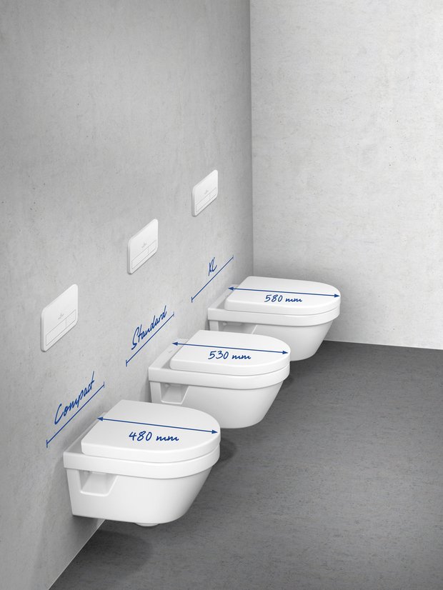 Фотография:  в стиле , Ванная, Советы, Villeroy & Boch, дизайн ванной комнаты, дизайн маленького санузла, Thomas Kannengiesser, SupraFix, Direct Flush, Soft Closing System, TitanCeram, Octagon, antibac, CeramicPlus – фото на INMYROOM