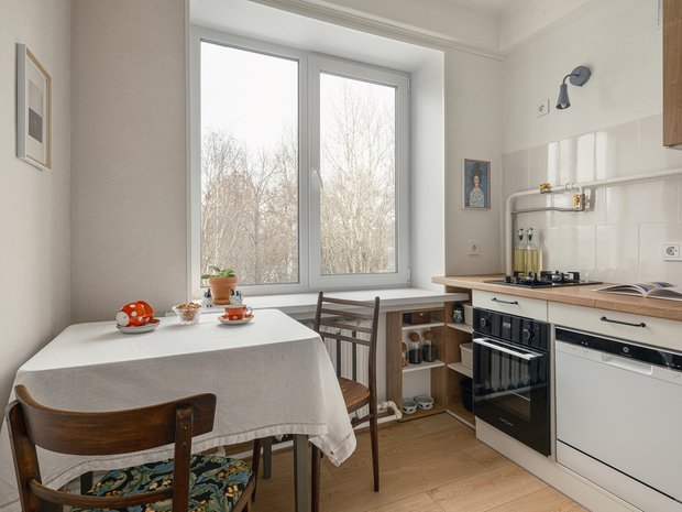 Фотография:  в стиле , Кухня и столовая, Переделка – фото на INMYROOM