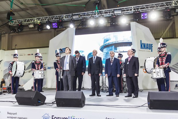 Фотография: Гостиная в стиле Лофт, Индустрия, События, Knauf – фото на INMYROOM