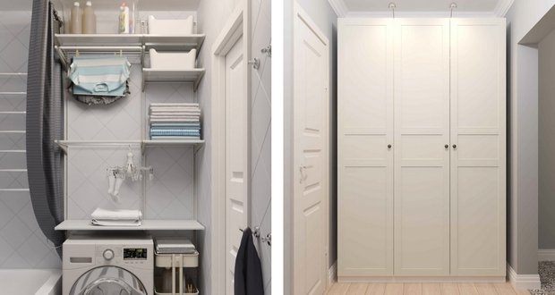 Фотография:  в стиле , Квартира, Перепланировка, мебель ИКЕА – фото на INMYROOM