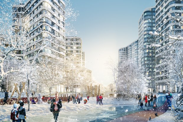 Фотография: в стиле , Квартира, Перепланировка, Москва, Евгения Матвеенко, Монолитный дом, 2 комнаты, 60-90 метров, Елена Лагутина, ЖК «Символ» – фото на INMYROOM