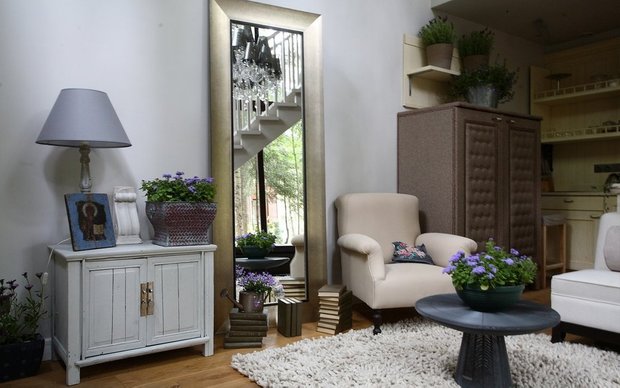 Фотография: Гостиная в стиле Скандинавский, Малогабаритная квартира, Индустрия, События, Проект недели, Перепланировка – фото на INMYROOM