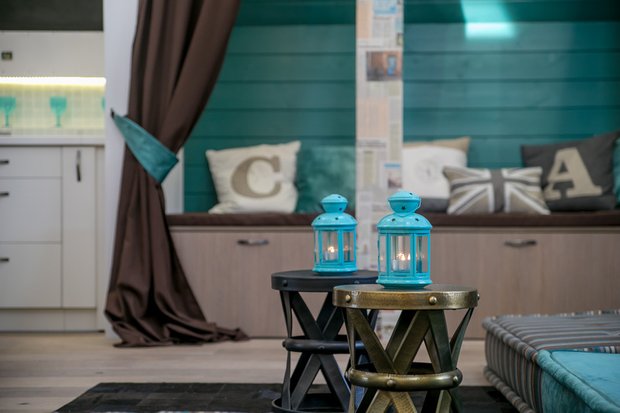 Фотография: Гостиная в стиле Современный, Интерьер комнат, Дача, Дачный ответ, Мансарда – фото на INMYROOM