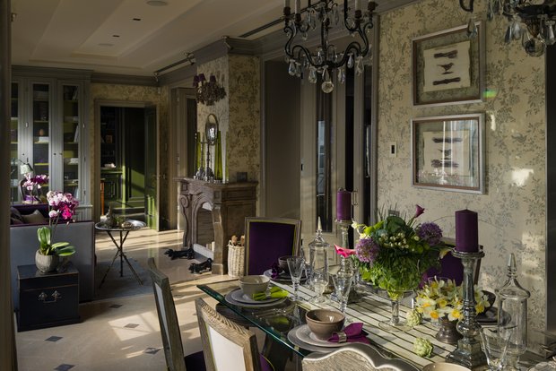 Фотография: Кухня и столовая в стиле Классический, Квартира, Проект недели, Киев, Сталинка, 4 и больше, Более 90 метров, Александрина Лукач, Intemporary Design Studio – фото на INMYROOM