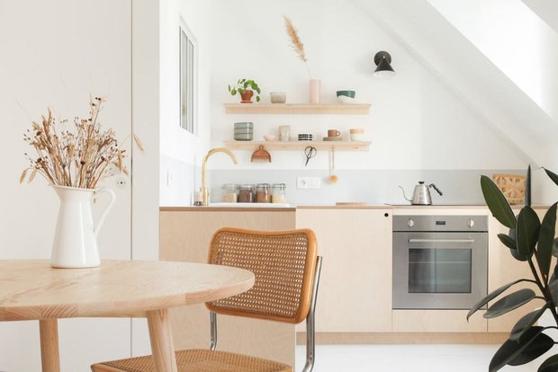 Фотография: Кухня и столовая в стиле Минимализм, Декор и DIY, переделка кухни, до и после – фото на INMYROOM