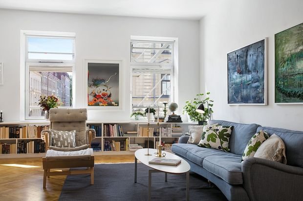 Фотография: Гостиная в стиле Скандинавский, Декор интерьера, Квартира, Дом, Декор – фото на INMYROOM