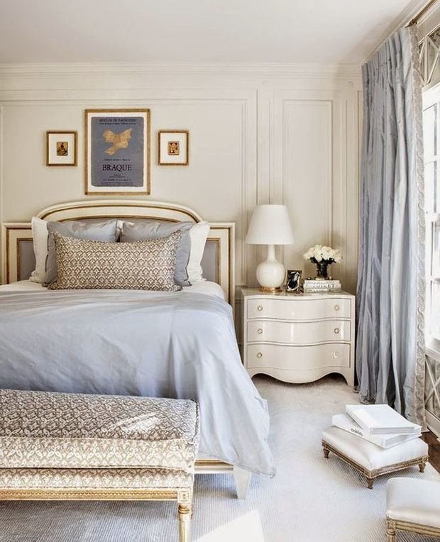 Спальня с мотивами кантри на 9 квадратных метрах  