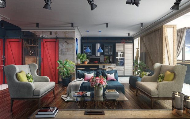 Фотография: Гостиная в стиле Лофт, Советы – фото на INMYROOM
