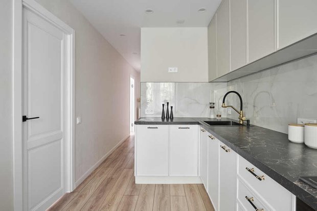 Фотография:  в стиле , Квартира, Переделка, Москва, 2 комнаты, 40-60 метров, современный/минимализм, Мария Жигунова – фото на INMYROOM