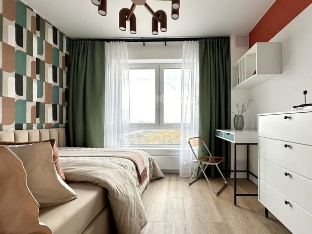 Фотография:  в стиле , Малогабаритная квартира, Квартира, Студия, Советы, Москва, до 40 метров, малогабаритки, идеи для студии, дизайн студии, Ирина Куликова, Олеся Ивашкина, студия дизайн, фото интерьера, ЖК «Кавказский бульвар», Сэлмэг Семенова – фото на INMYROOM