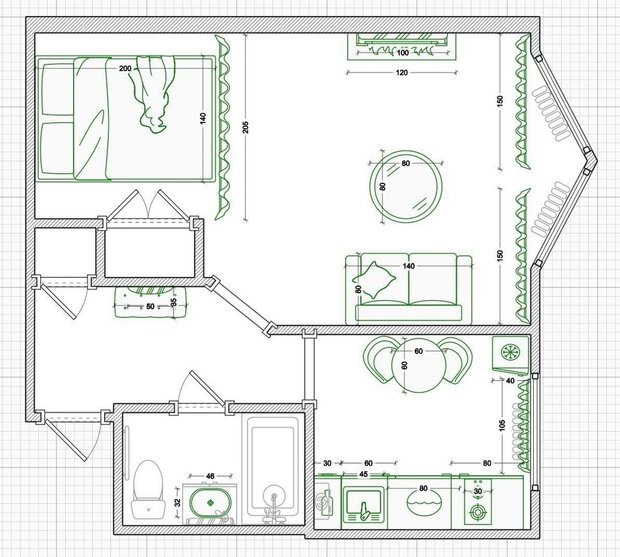 Фотография:  в стиле , Кухня и столовая, Переделка, Елена Вертий – фото на INMYROOM