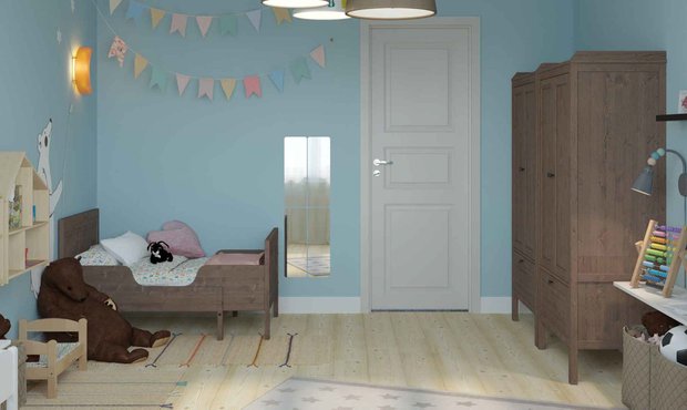 Фотография:  в стиле , Квартира, Перепланировка, мебель ИКЕА – фото на INMYROOM