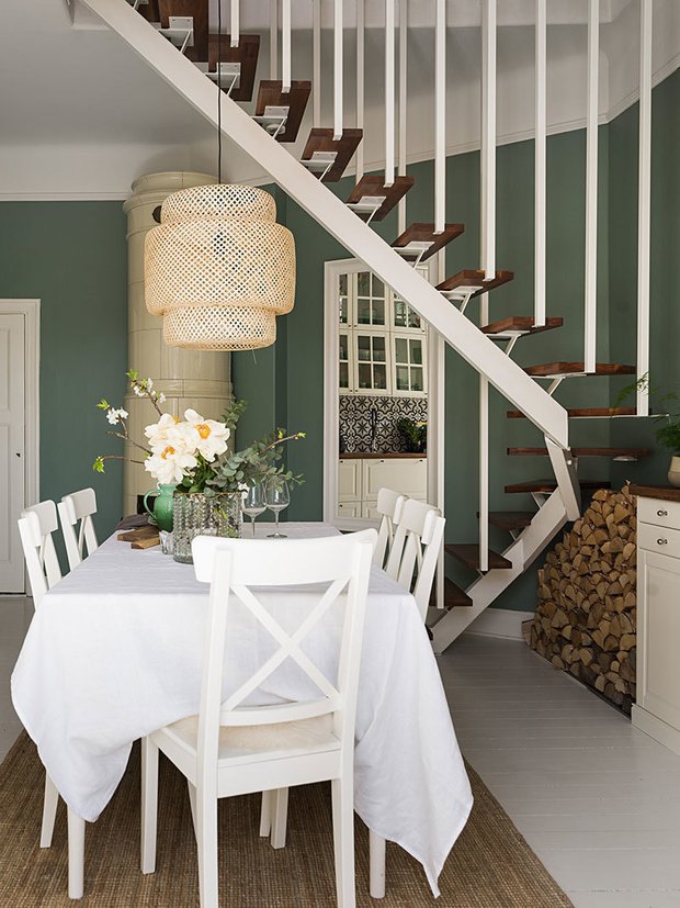 Фотография: Кухня и столовая в стиле Скандинавский, Прованс и Кантри, Декор интерьера, Квартира, Швеция, Стокгольм, 3 комнаты – фото на INMYROOM