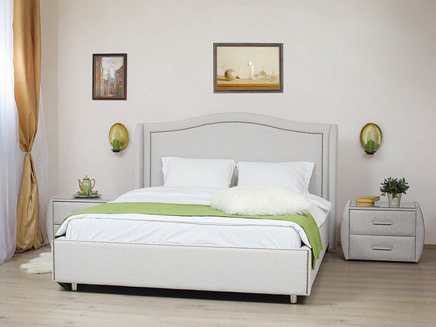 Фотография:  в стиле , Спальня, Малогабаритная квартира, Советы, Askona, «Аскона», дизайн-хаки для маленькой спальни, дизайн маленькой комнаты – фото на INMYROOM