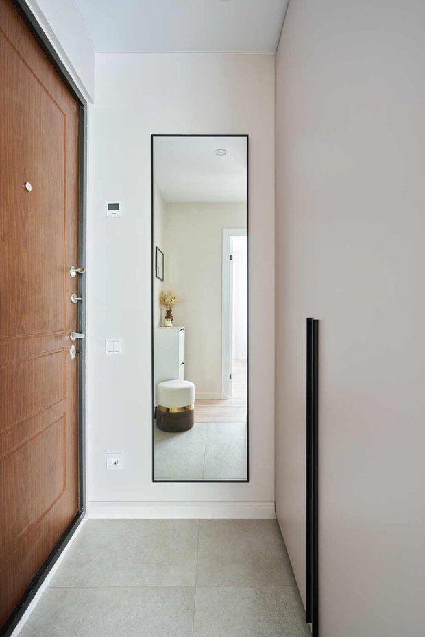 Фотография:  в стиле , Квартира, Переделка, Москва, 2 комнаты, 40-60 метров, современный/минимализм, Мария Жигунова – фото на INMYROOM