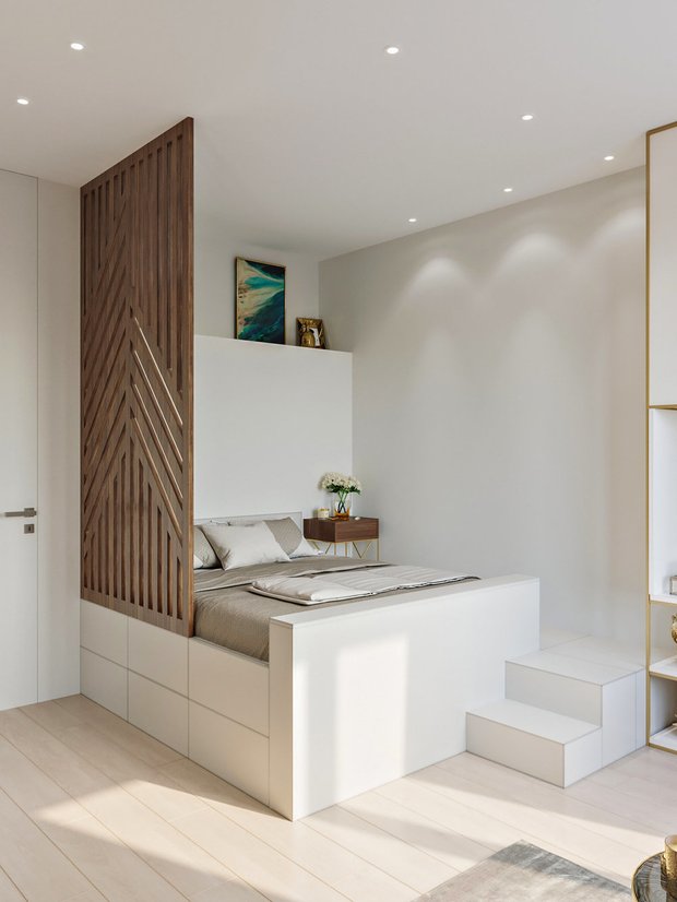 Фотография: Спальня в стиле Минимализм, Гид, дизайн-хаки, Наталья Коренева, Студия 20:18, Татьяна Дамиани-Каштанова, Татьяна Фурсова, Елена Жадан, Марина Козина, Oh, Анастасия Вишневская, LVM BURO, BOY! INTERIORS, ADI INTERIORS GROUP, Мария Микена – фото на INMYROOM