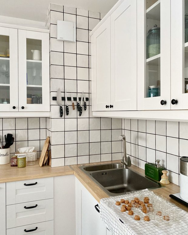 Фотография:  в стиле , Скандинавский, Ремонт на практике, 3 комнаты, 60-90 метров, ремонт своими силами – фото на INMYROOM