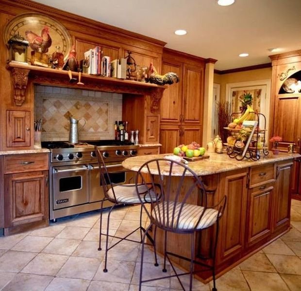 Фотография: Планировки в стиле , Кухня и столовая, Прованс и Кантри, Декор интерьера, Квартира, Дом, Декор – фото на INMYROOM