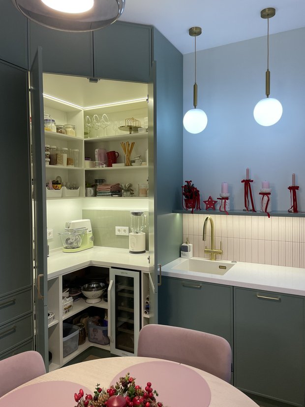 Фотография: со стилем, Кухня и столовая, Ремонт на практике - фото на INMYROOM